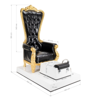 Стол за спа педикюр TRON - черен, снимка 2 - Педикюр и маникюр - 44597278