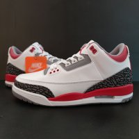 Nike Air Jordan Retro 3 Fire Red Размер 47 Номер Нови Обувки , снимка 1 - Кецове - 39001392