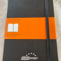 Тефтер Moleskine Classic, линиран, 120 листа/ 240 страници, 13см х 21см. брандиран Eurosport, нов, снимка 9 - Ученически пособия, канцеларски материали - 39305394