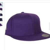  Шапка Premium FlexFit 210 Fitted Hat Purple  размер С-М, снимка 1 - Шапки - 40361853