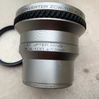 Minolta ZWC-100 Wide Converter Kit w/ Adapter Ring for Dimage Z1 & Z2 Camera, снимка 2 - Фотоапарати - 44481110