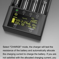 Професионално, зарядно и тестер за батерии LiitoKala Lii-600, снимка 8 - Друга електроника - 35987222