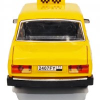 Метални колички: Lada 2107 Taxi - 1:24 (Лада Такси), снимка 3 - Колекции - 35734464