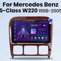 Mercedes 9 инча w220 android мултимедия навигация андроид мерцедес, снимка 1 - Аксесоари и консумативи - 40512553