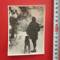 Стара снимка немски ловец 3 Райх, снимка 1 - Колекции - 36067657