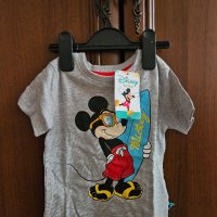 Комплект блузка с къси панталонки на Disney за момче 12-18 мес., снимка 1 - Детски комплекти - 42377866