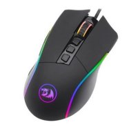 Мишка Геймърска USB Redragon Lonewolf2 M721-Pro Черна 32000dpi btns 7-цветна RGB подсветка, снимка 2 - Клавиатури и мишки - 34815826