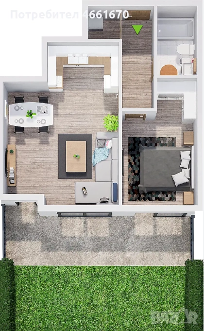 Двустаен апартамент в Прослав! , снимка 1