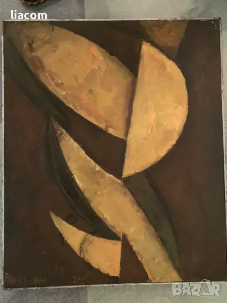 НИКОЛАЙ НОВОСЕЛЕЦ масло платно абстракт изложба в РИМ, снимка 1