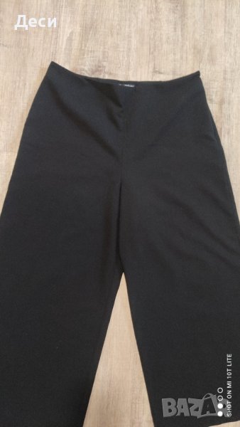 черен панталон с широк крачол , снимка 1