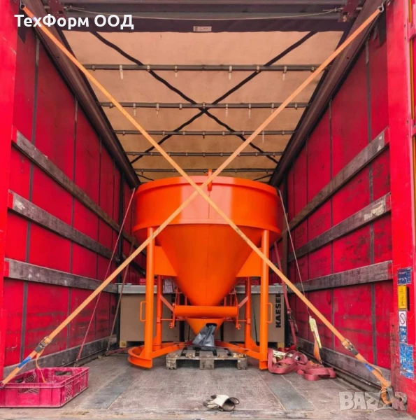 кюбели за бетон с маркуч произведени в Германия, снимка 1