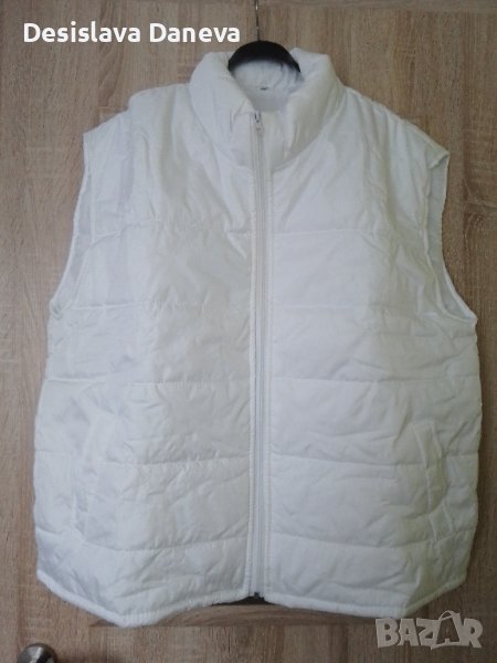 НОВ Женски работен елек грейка шушляк бял размер XXL, снимка 1