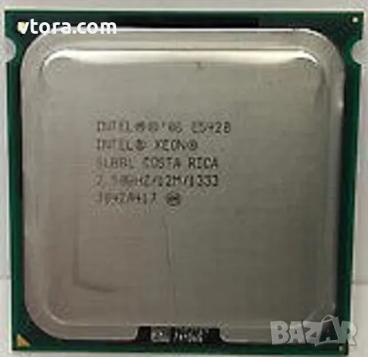 Процесор Intel Xeon E5420 2.5 GHz (12M L2, 1333) LGA 771 + охладител за сървър Supermicro, снимка 1