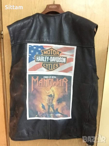 Кожен елек, снимка 1