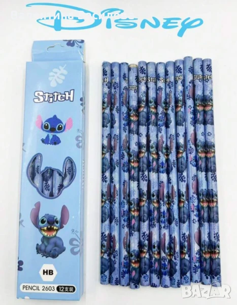 Моливи Стич, 2бр.-1лв, снимка 1