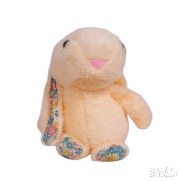 Плюшена играчка Зайче с цветни уши, снимка 1