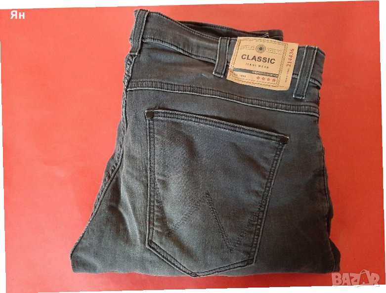  Дънки Classic Jeans Wear ,W35/L34-Черни , снимка 1