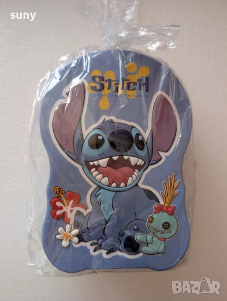 Метална касичка с катинарче Стич, снимка 1