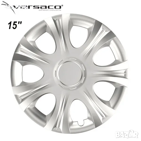 Тасове за джанти 15'' Versaco Impulse Silver, снимка 1