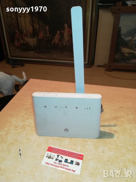 Huawei b-311-221-рутер за сим карта с антенa+адаптер 0109211659, снимка 1