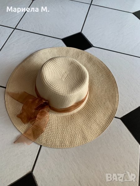 Сламена шапка, като нова, снимка 1