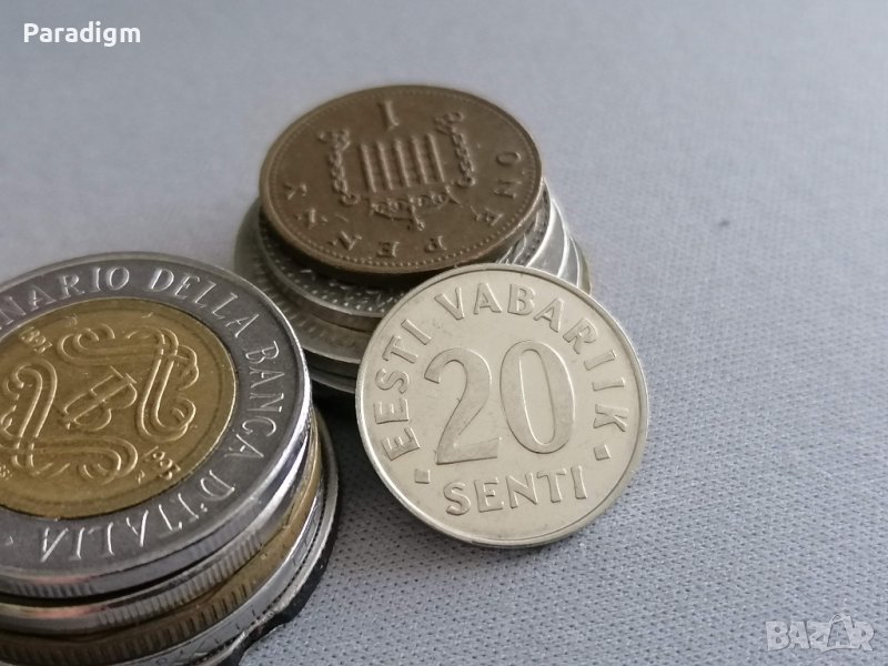 Монета - Естония - 20 сенти | 1999г., снимка 1