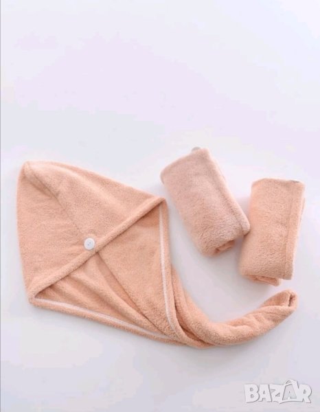 Микрофибърна кърпа за сушене на коса, снимка 1