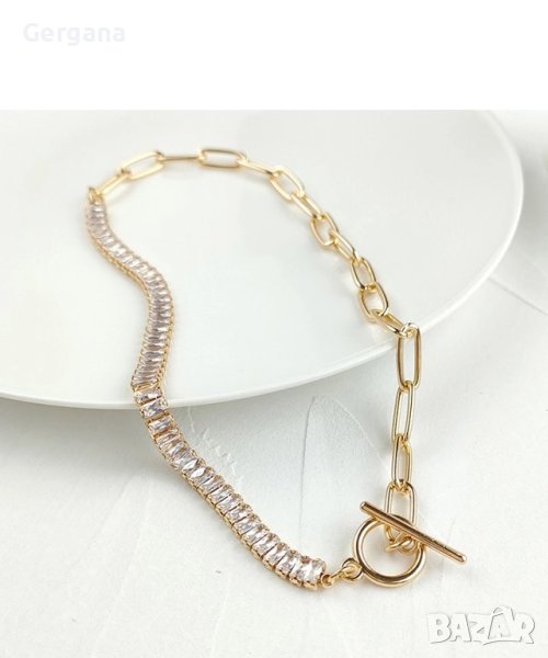 чокър с кристали, снимка 1