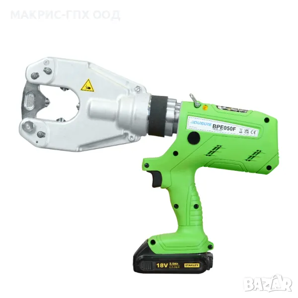 Професионална акумулаторна преса за кербоване без вложки, 6-240 мм², 50kN,Stanley Infrastructure, снимка 1