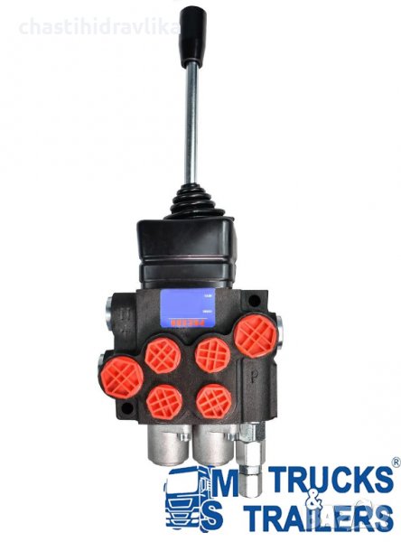 ХИДРАВЛИЧЕН РАЗПРЕДЕЛИТЕЛ PRESKO 2-СЕКЦИИ 80Л + ДЖОЙСТИК, снимка 1