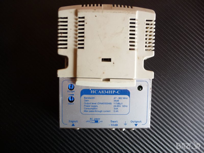 Усилвател за кабелна телевизия сигнал електроника тв усилва , снимка 1