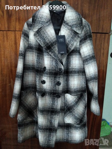 Дамско палто Маркс&Спенсър,размер 14, НОВО с етикета, снимка 1