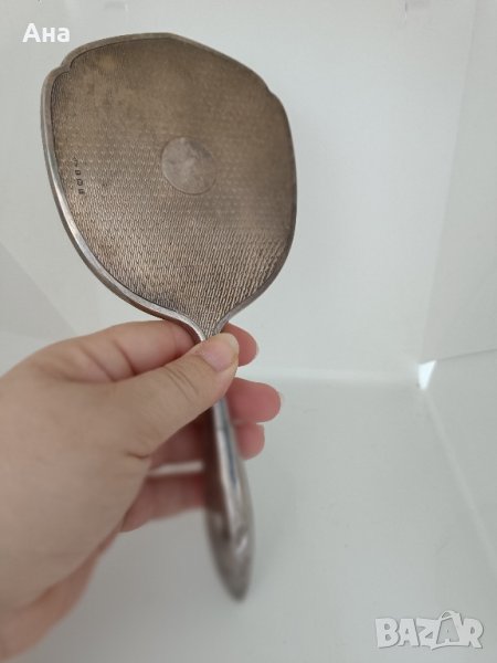 Кристално сребърно маркирано огледало Бирмингам 1929г

, снимка 1