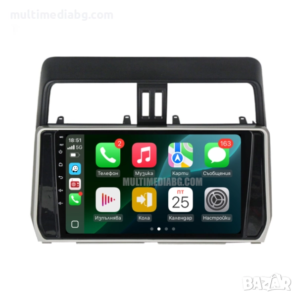 Toyota Land Cruiser Prado 150 2017-2022 Мултимедия Навигация Android, снимка 1