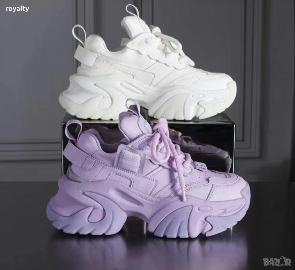 Дамски Маратонки на Платформа Различни Цветове , снимка 1