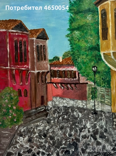 Картина размер 30/40, маслени бои, лакирана, снимка 1