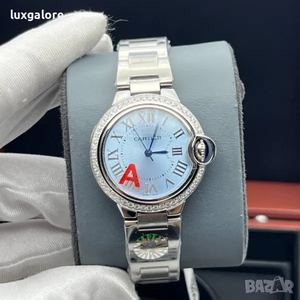 Дамски часовник Cartier Ballon Bleu De Cartier Blue с кварцов механизъм, снимка 1