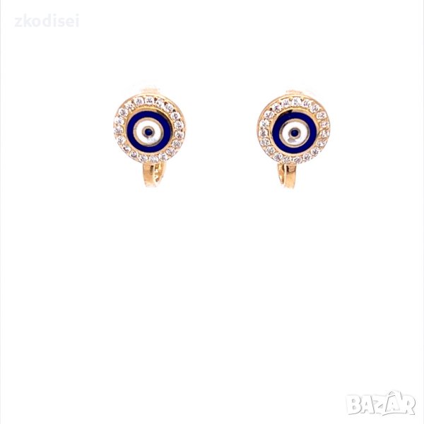 Златни обеци 1,81гр. 14кр. проба:585 модел:17682-4, снимка 1