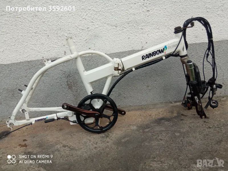 алуминиева рамка за електрическо  колело, снимка 1