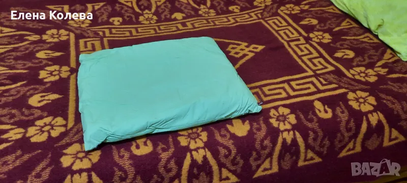 Зелена възглавница, снимка 1