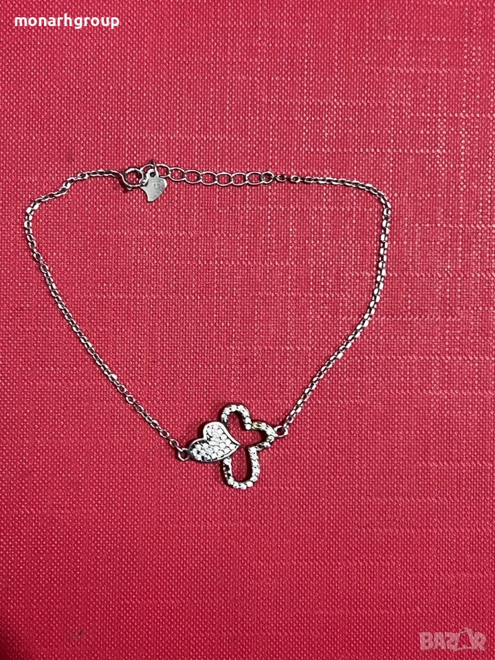 Сребърна гривна, снимка 1