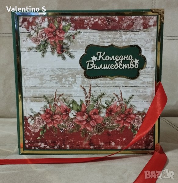 Коледен скрапбук албум, снимка 1