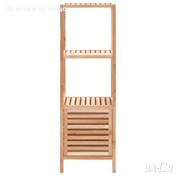 Шкаф за съхранение за баня, орех масив, 39,5x35,5x123 см Код P1084, снимка 1