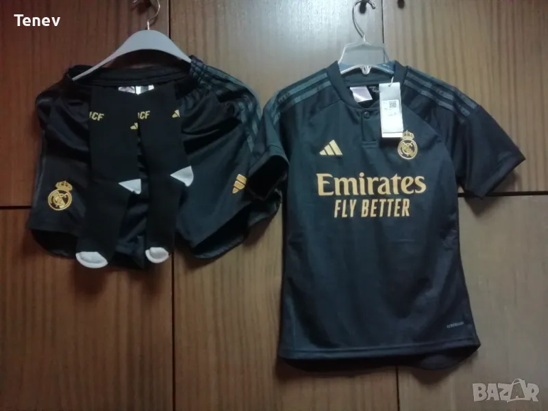 Real Madrid нов оригинален детски екип 11-12г тениска шорти чорапи Реал Мадрид , снимка 1