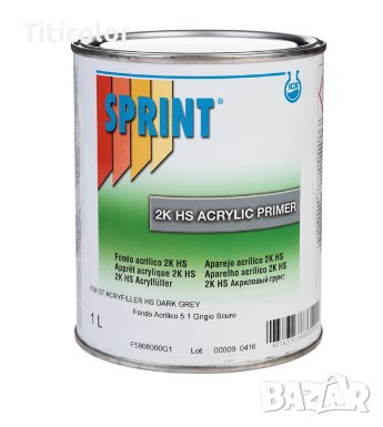 F58 GT акрилен грунд 5 към 1 т.сив 2.5л, снимка 1