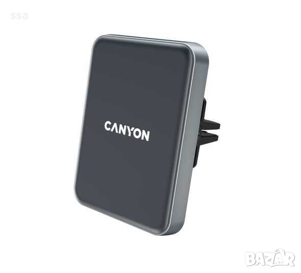 CANYON магнитна стойка за кола и безжично зарядно MegaFix, C-15, 15W, снимка 1