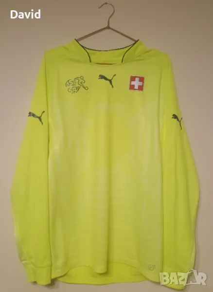 Оригинална вратарска фланелка с дълъг ръкав на Швейцария 14/15, снимка 1