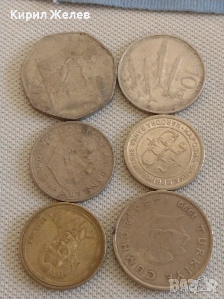 Лот монети от цял свят 6 броя ДАНИЯ, ИСЛАНДИЯ, ГЪРЦИЯ ЗА КОЛЕКЦИОНЕРИ 32091, снимка 1