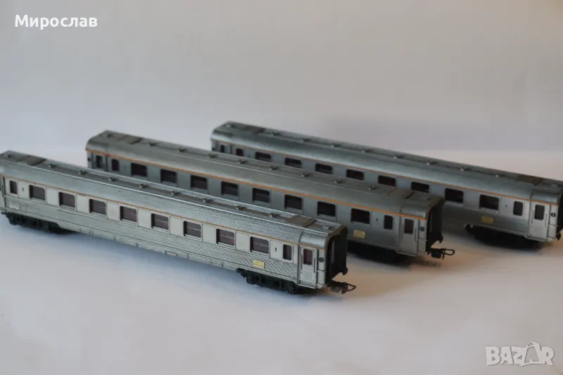 H0 1/87 МЕCCANO ЛОКОМОТИВ ВАГОН ВЛАК ВЛАКЧЕ ЖП ЛОТ 3 БР., снимка 1