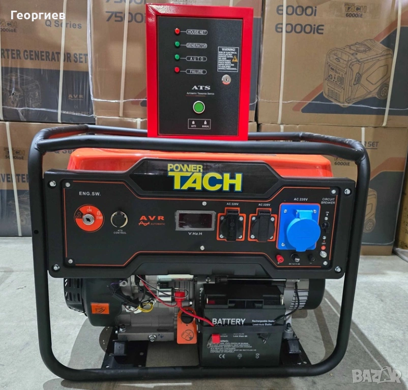 8KW Генератори за ток агрегат за ток моно дисп с ел. старт 16 Hp, снимка 1